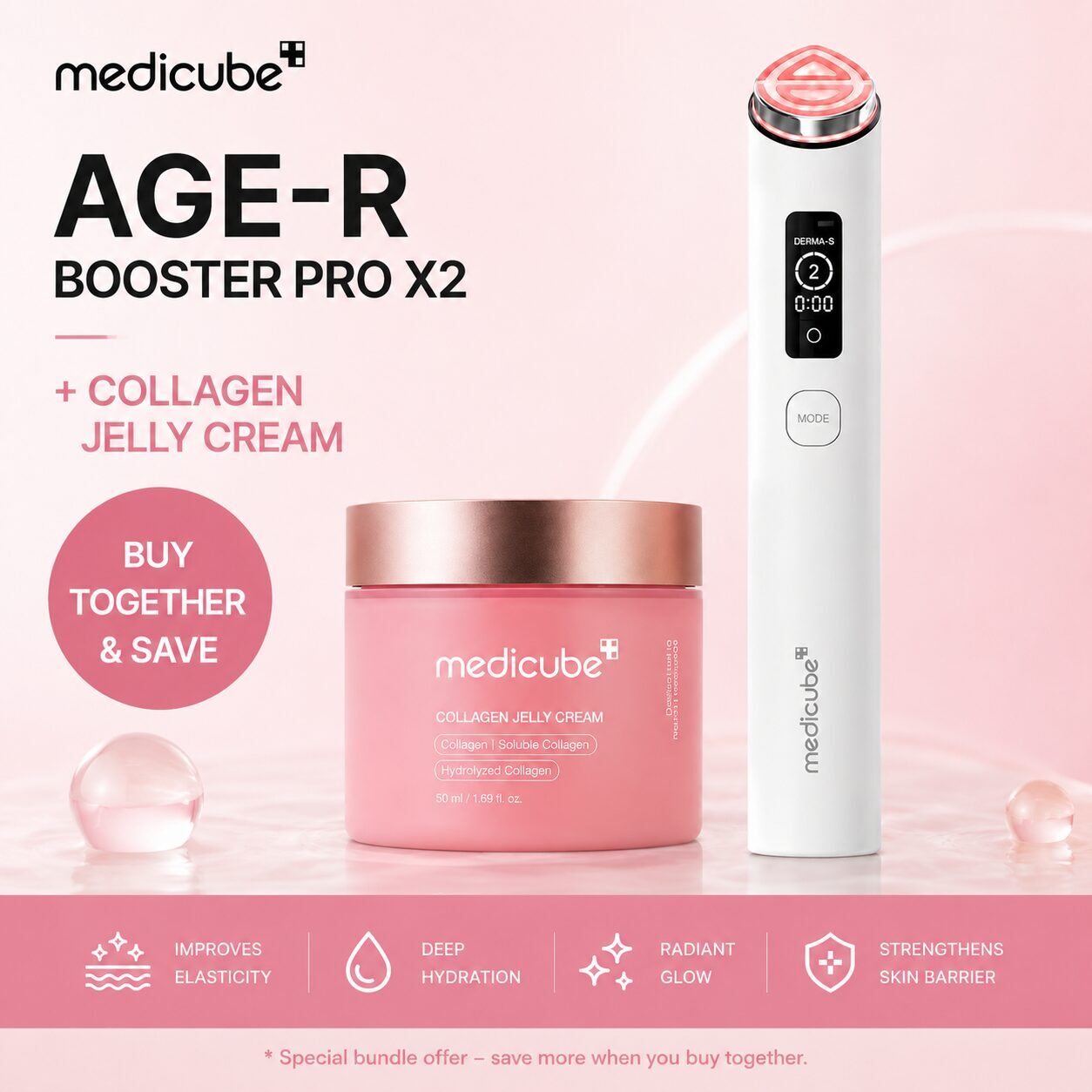 Medicube AGE-R Booster Pro X2 – Facial Skincare Device- Buy Online